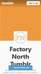 Mobile Screenshot of blog.factorynorth.com